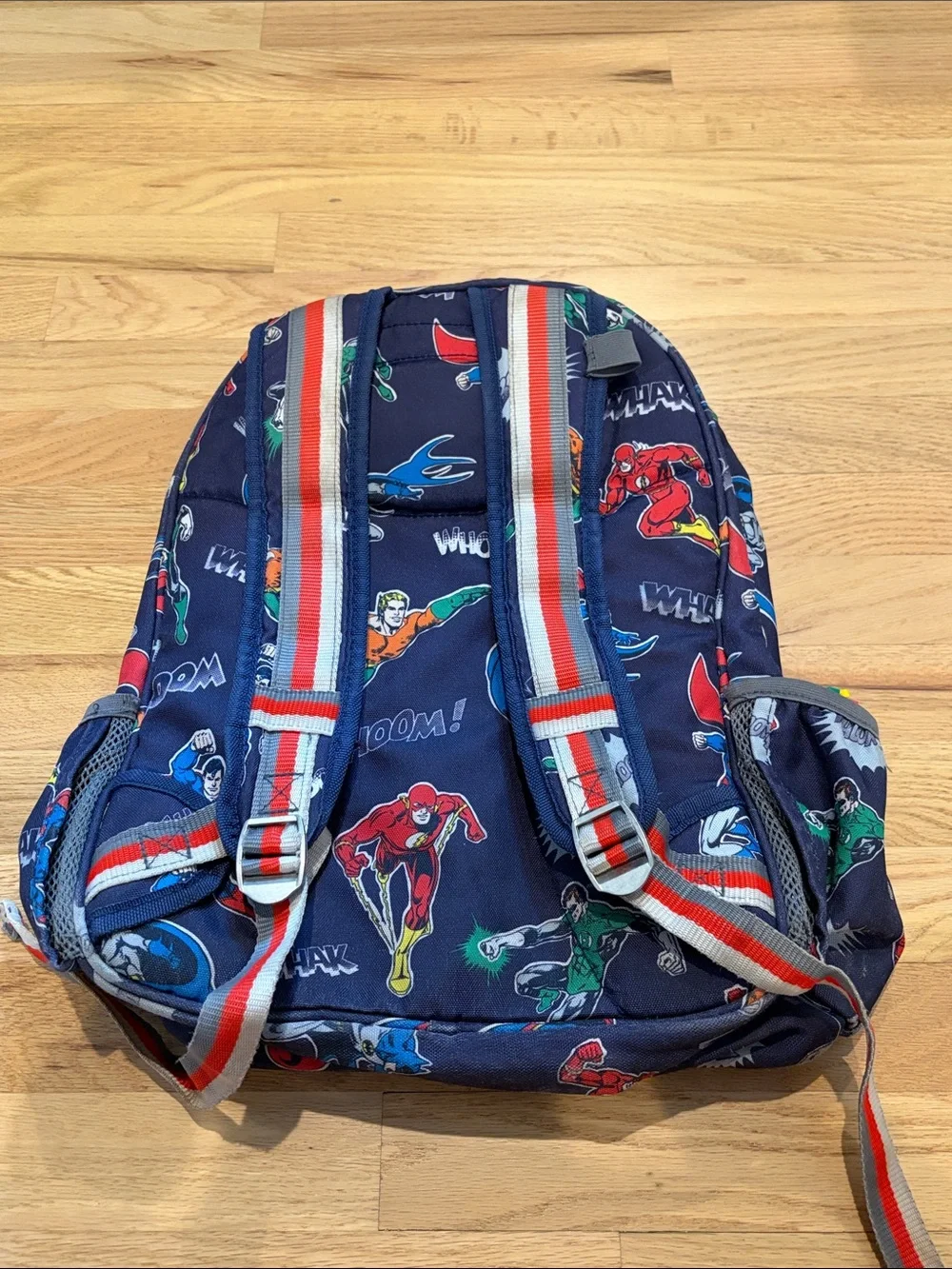 Pottery Barn Kids Navy Superhero Backpack - Justice League, Large